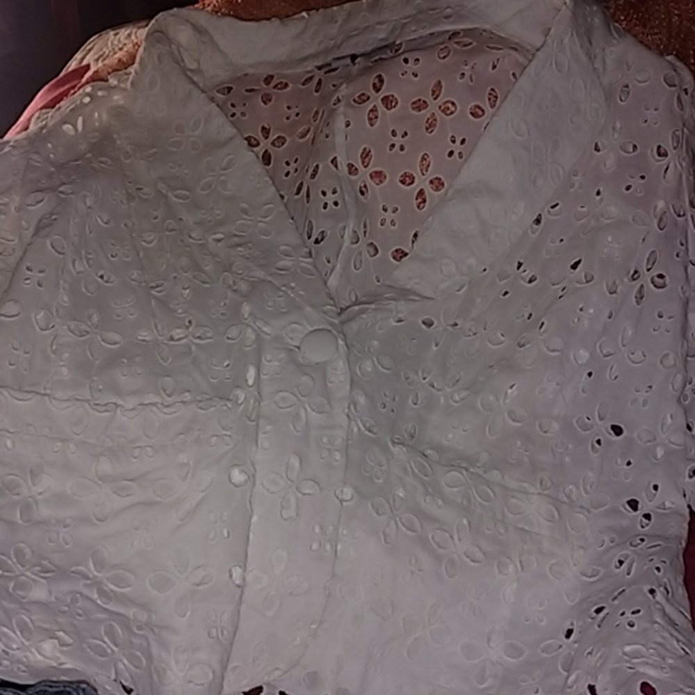 White lace jacket